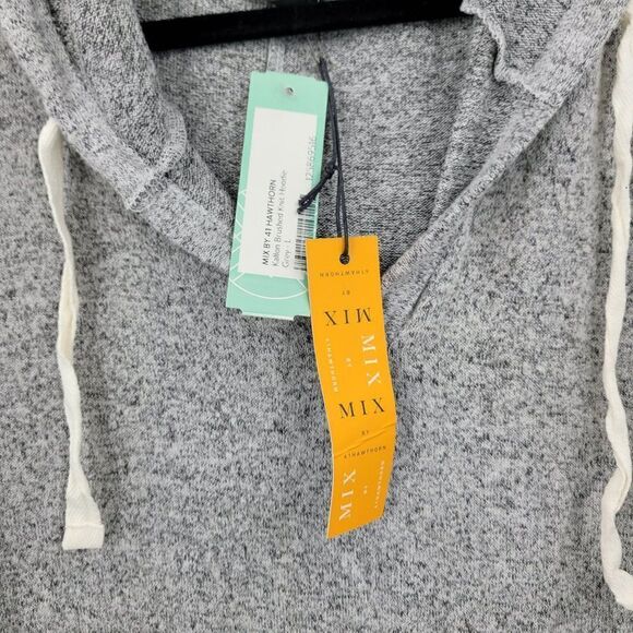 Mix by 41 Hawthorne Space Dye Heather Gray Hoodie L Pullover Comfy Loungewear - Picture 10 of 11
